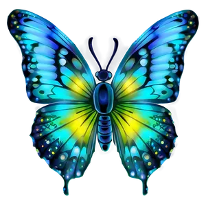 Serene Glow Butterfly PNG Dmm1 PNG