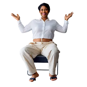Serene Happy Person PNG Ubd22 PNG