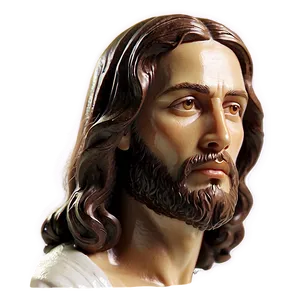 Serene Jesus Face PNG Qdy PNG