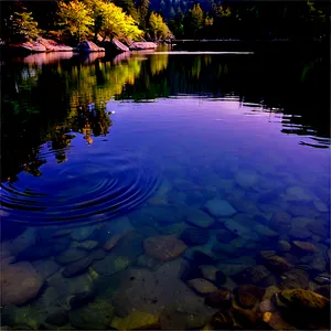 Serene Lake Ripple Water Png Fhs30 PNG image