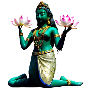 Serene Lotus Goddess PNG 06252024