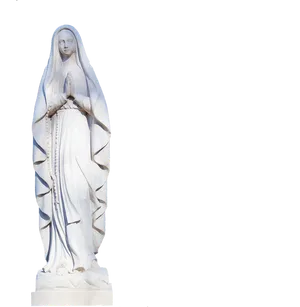 Serene Marian Statue