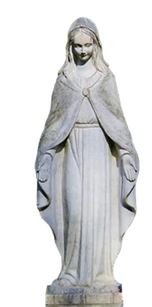 Serene Mary Statue
