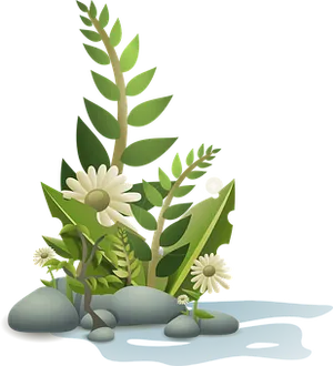 Serene Nature Vector Illustration