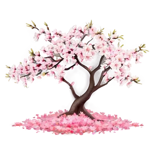 Serene Sakura Tree Garden Png Eek PNG image