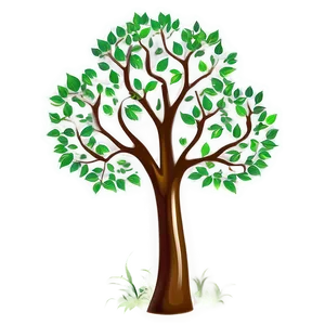 Serene Tree Outline Png 46 PNG image