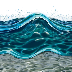 Serene Water Waves PNG Wya PNG