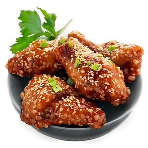 Sesame Chicken Wings PNG 05242024 PNG