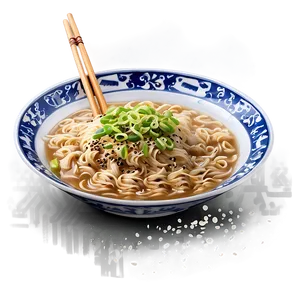 Sesame Ramen Bowl PNG Adq