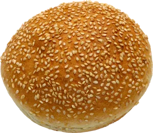 Sesame Seed Burger Bun PNG image