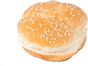 Sesame Seed Burger Bun PNG image