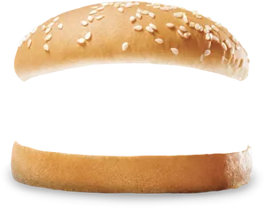 Sesame Seed Hamburger Bun PNG image