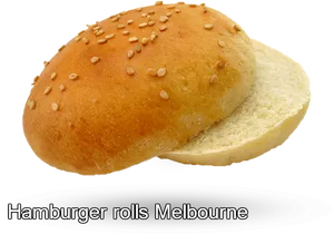 Sesame Seed Hamburger Bun PNG image