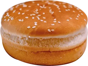 Sesame Seed Hamburger Bun PNG image
