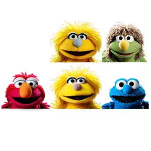 Sesame Street Muppets Png Vjt PNG image