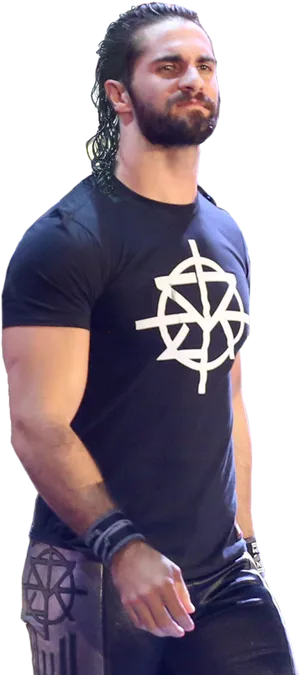 Seth Rollins Confident Stance PNG image