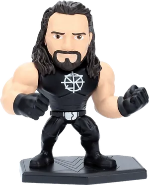 Seth Rollins Wrestling Figure Toy PNG image