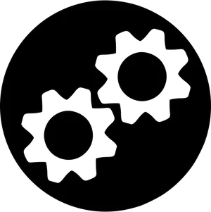 Settings Gear Icon Vector