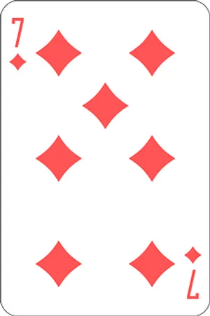 Sevenof Diamonds Playing Card PNG image