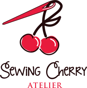 Sewing Cherry Atelier Logo PNG image
