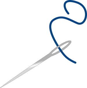 Sewing Needlewith Thread PNG image