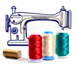 Sewing Themed Wallpaper Png 3 PNG image