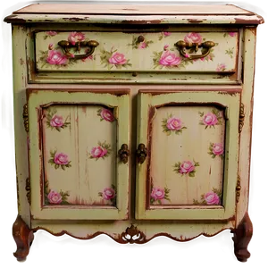 Shabby Chic Cabinet Png 06122024 PNG image