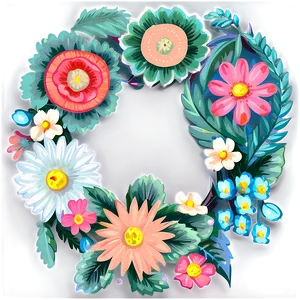 Shabby Chic Indie Flower PNG Aql62 PNG