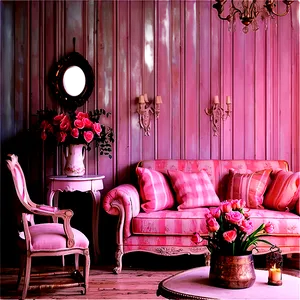 Shabby Chic Living Room Png 05242024 PNG image
