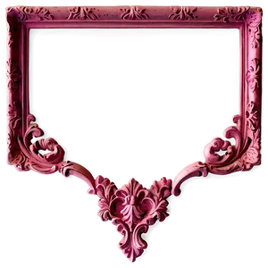 Shabby Chic Mirror Frame PNG Wat PNG