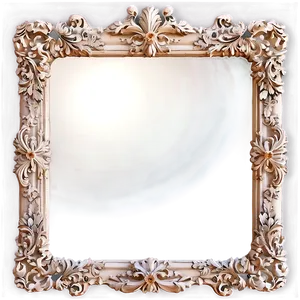 Shabby Chic Mirror Frame PNG Xxv70 PNG