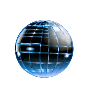 Shaded Black And White Globe PNG Lmu32 PNG