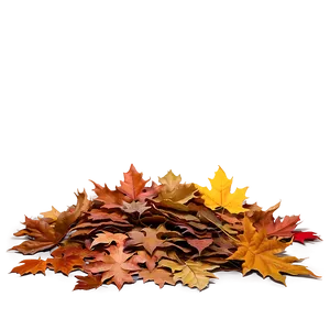 Shaded Leaves Pile Png 06212024 PNG image