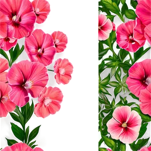 Shaded Pink Flowers Png 05242024 PNG image