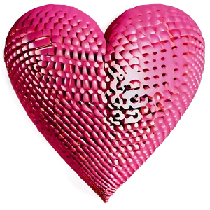 Shaded Pink Heart PNG 69