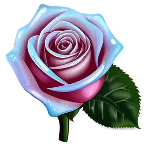 Shaded Rose Clipart PNG 06272024