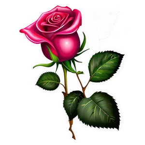 Shaded Rose Clipart PNG Llk43 PNG