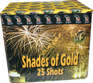 Shadesof Gold Fireworks25 Shots PNG image