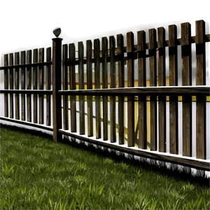 Shadow Box Fence PNG 26