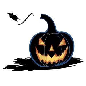 Shadow Pumpkin Silhouette PNG 06292024 PNG