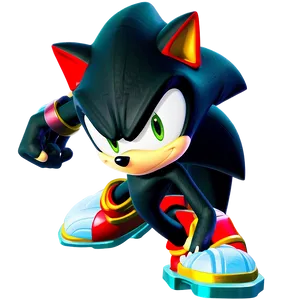 Shadow The Hedgehog Battle Stance PNG 35