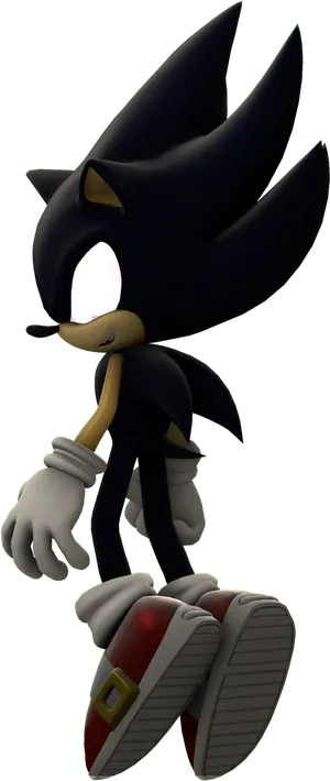 Shadow The Hedgehog Character Render PNG image