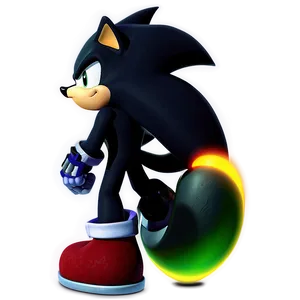 Shadow The Hedgehog Classic Pose PNG Xgv
