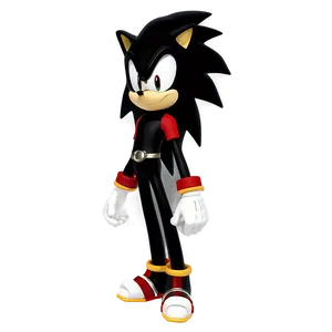 Shadow The Hedgehog Edgy Pose PNG Rnn89 PNG