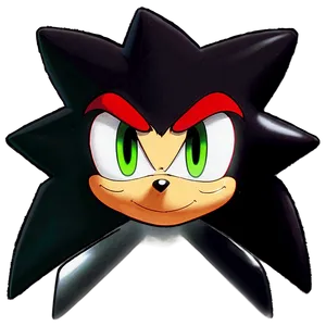 Shadow The Hedgehog Face Close-up PNG 05232024