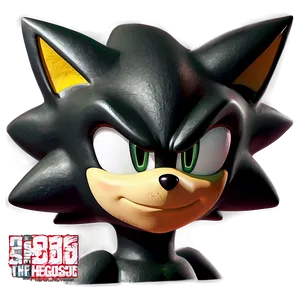 Shadow The Hedgehog Face Close-up PNG Tyq62