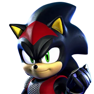 Shadow The Hedgehog Full Body PNG Oug