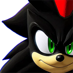 Shadow The Hedgehog Headshot PNG 86