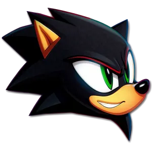 Shadow The Hedgehog Headshot PNG Scp47