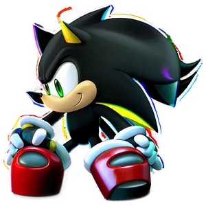 Shadow The Hedgehog Iconic Look PNG 80
